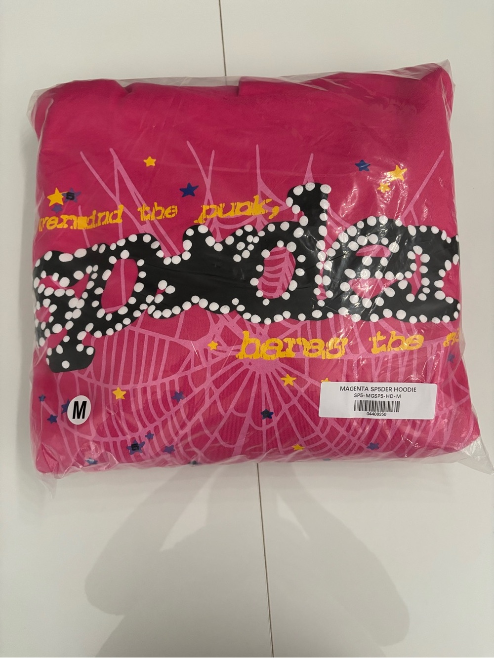 Magenta Sp5der hoodie